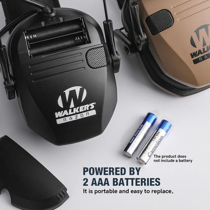 W1-Y+BOX Electronic Tactical Hearing Protection Earmuffs Noise Cancelling Outdoor Shooting Hunting Labor Work Headphones Adjustable Headband Anti-Noise Headset