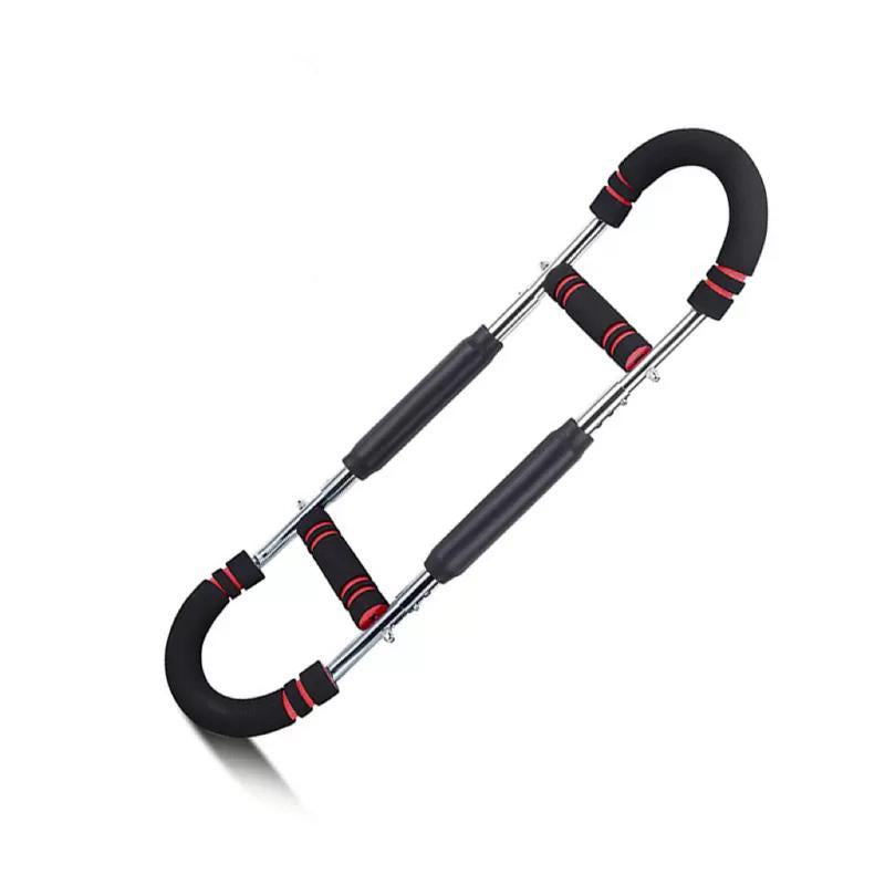 Adjustable 60-110Lb Power Twister Bar - Portable Arm & Chest Strength Trainer for Home Workout