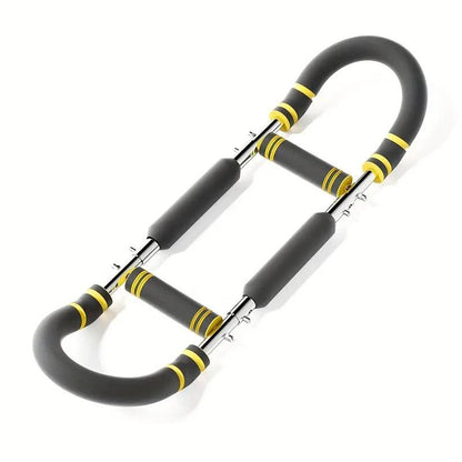 Adjustable 60-110Lb Power Twister Bar - Portable Arm & Chest Strength Trainer for Home Workout
